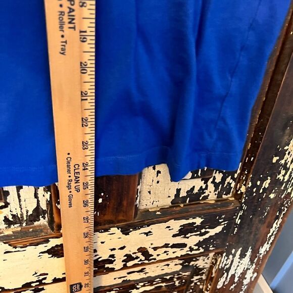 Nike Blue and silver metallic logo unisex T-shirt. Size Small. - Picture 4 of 7